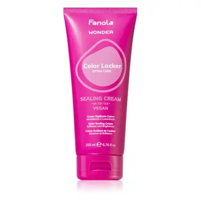 Fanola Wonder Color Locker Extra Care Sealing Cream simító hajkrém festett hajra 200 ml