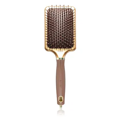 Olivia Garden Rectangular Paddle hajkefe a könnyű kifésülésért Gold&Brown 1 db