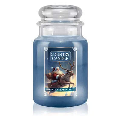 Country Candle Here Comes Santa Claus illatgyertya 680 g