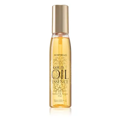 Montibello Gold Oil Amber & Argan Oil regeneráló és védő olaj a sérült hajra és töredezett hajvé