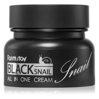 Farmstay Black Snail All-In One tápláló arckrém csiga kivonattal 100 ml