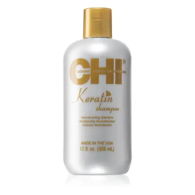 CHI Keratin keratinos sampon száraz és rakoncátlan hajra 355 ml