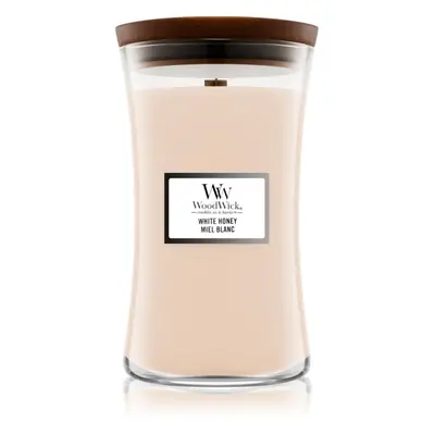 Woodwick White Honey Miel Blanc illatgyertya fa kanóccal 609.5 g