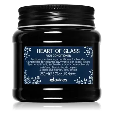 Davines Heart of Glass Rich Conditioner erősítő kondicionáló szőke hajra 250 ml