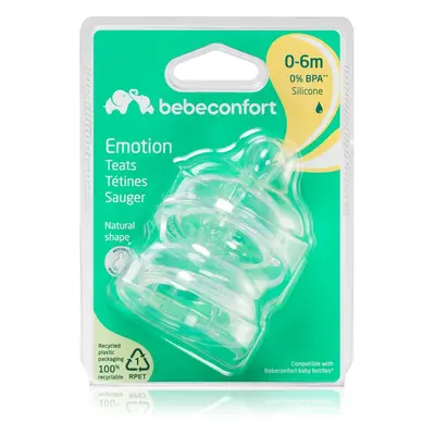 Bebeconfort Emotion Slow Flow etetőcumi 0-6 m 2 db