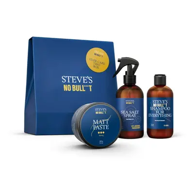 Steve's No Bull***t Hair Care Trio Box ajándékszett hajra uraknak