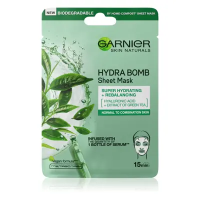 Garnier Skin Naturals Moisture+Freshness szuper hidratáló és tisztító szövet arcmaszk normál és 