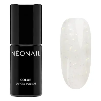 NEONAIL Baby Bloomer géles körömlakk csillámporral árnyalat Milky-licious 7,2 ml