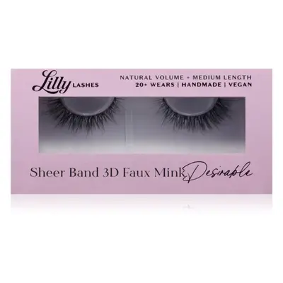 Lilly Lashes 3D Faux Mink műszempillák típus Desirable 1 pár