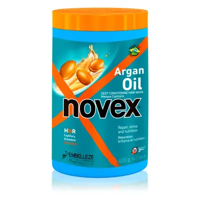 Novex Argan Oil tápláló maszk a fénylő és selymes hajért 400 g