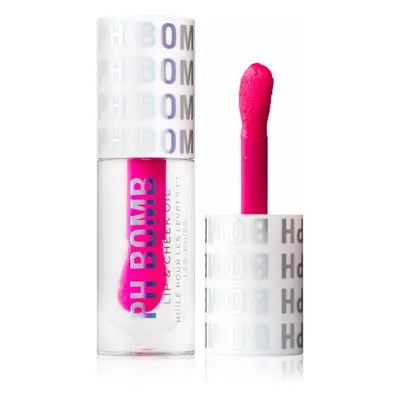 Makeup Revolution PH Bomb Lip & Cheek Oil önszínező PH balzsam az arcra és a szájra árnyalat Uni