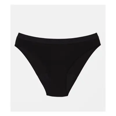 Snuggs Brief Medium Black menstruációs női alsó közepesen erős vérzéshez L méret 1 db