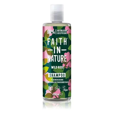 Faith In Nature Wild Rose regeneráló sampon normál és száraz hajra 400 ml