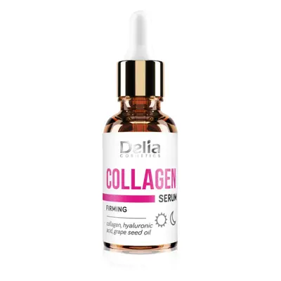 Delia Cosmetics Authentic Beauty Collagen bőrfeszesítő szérum az arcra kollagénnel 30 ml