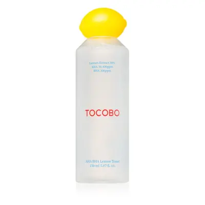 TOCOBO AHA BHA Lemon Toner élénkítő tonik egységesíti a bőrszín tónusait 150 ml