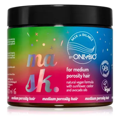 OnlyBio Hair in Balance tápláló maszk száraz hajra 400 ml