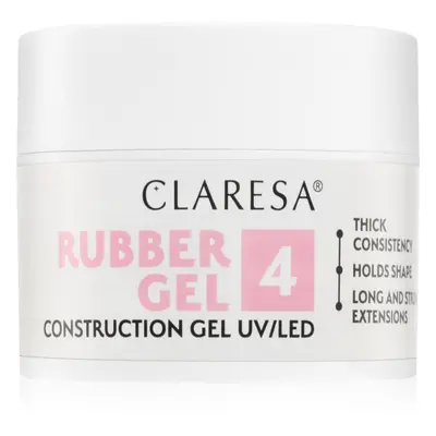 Claresa Rubber Gel Construction Gel UV/LED körömhosszabító gél lakk árnyalat 04 45 g