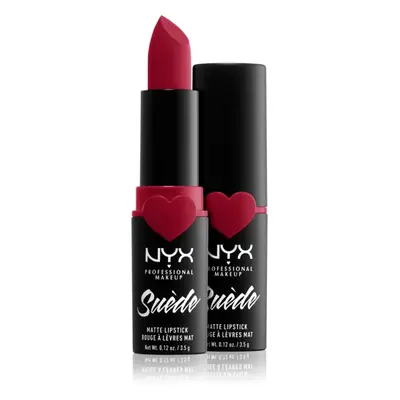 NYX Professional Makeup Suede Matte Lipstick mattító rúzs árnyalat 09 Spicy 3.5 g