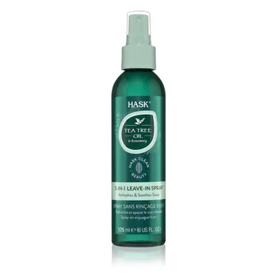 HASK Tea Tree Oil & Rosemary leöblítést nem igénylő spray száraz, viszkető fejbőrre 175 ml