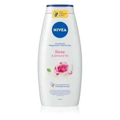 Nivea Rose & Almond Oil tusfürdő gél 750 ml