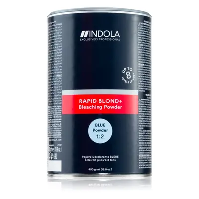 Indola Rapid BLOND+ Bleaching Powder élénkítő púder hajra árnyalat Blue 450 g