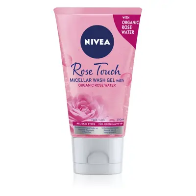 Nivea Rose Touch tisztító micellás gél 150 ml