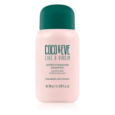 Coco & Eve Like A Virgin Super Hydrating Shampoo hidratáló sampon a fénylő és selymes hajért 70 