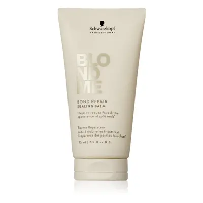 Schwarzkopf Professional Blondme Bond Repair Sealing Balm hajápoló balzsam töredezés ellen 75 ml