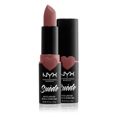 NYX Professional Makeup Suede Matte Lipstick mattító rúzs árnyalat 05 Brunch Me 3.5 g