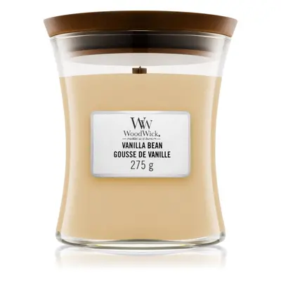 Woodwick Vanilla Bean illatgyertya fa kanóccal 275 g