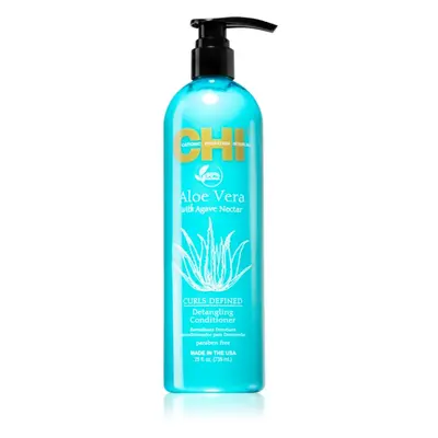 CHI Aloe Vera Detangling mélyregeneráló kondicionáló a hullámos és göndör hajra 739 ml