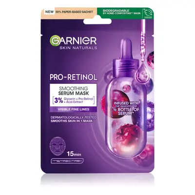 Garnier Skin Naturals Pro-Retinol kisimító gézmaszk 22 g