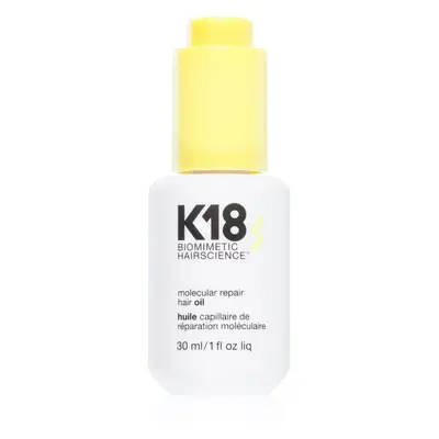 K18 Molecular Repair Hair Oil tápláló száraz olaj a sérült, töredezett hajra 30 ml