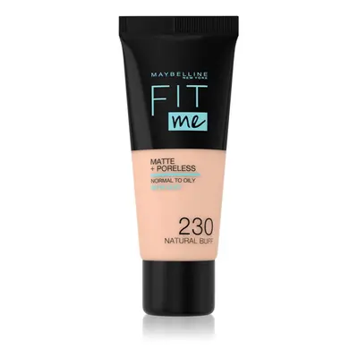 MAYBELLINE NEW YORK Fit Me! Matte+Poreless pórusösszehúzó és mattító alapozó normál és olajos bő