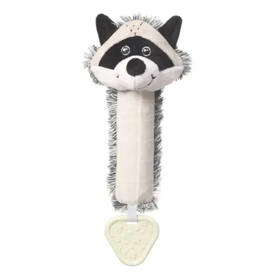 BabyOno Squeaky Toy with Teether sípoló játék rágókával Racoon Rocky 1 db