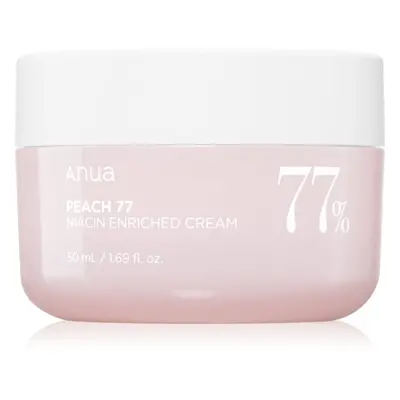 Anua Peach 77% Niacin Enriched Cream megújító hidratáló krém 50 ml