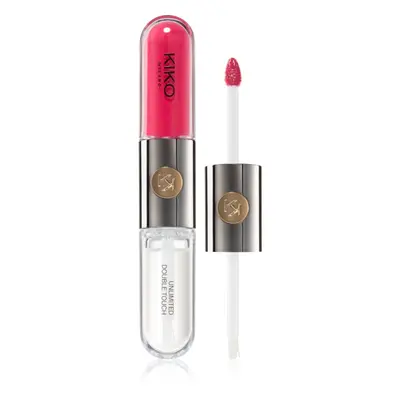 KIKO Milano Unlimited Double Touch hosszantartó folyékony rúzs árnyalat 110 Spicy Rose 6 ml