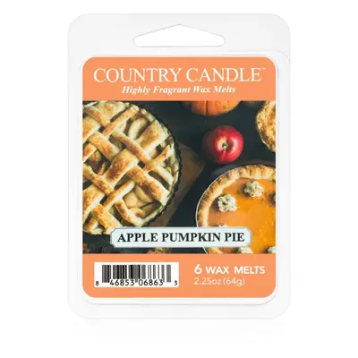 Country Candle Apple Pumpkin Pie illatos viasz aromalámpába 64 g