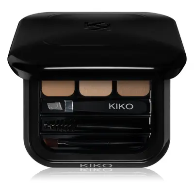 KIKO Milano Eyebrow Expert szett a tökéletes szemöldökért árnyalat 01 Blonde 2.4 g