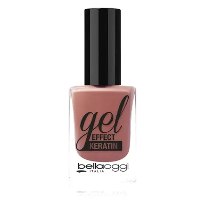 bellaoggi Gel Effect Keratin Nail Polish körömlakk árnyalat Nude Petal 10 ml