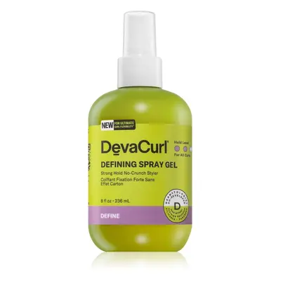 DevaCurl Define fixáló spray a hullámos és göndör hajra 236 ml