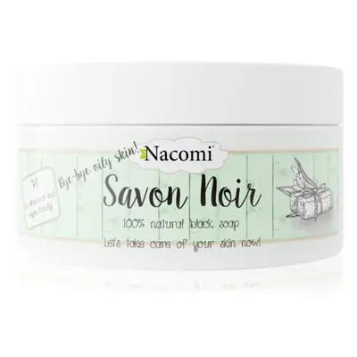 Nacomi Bye-Bye oily skin! fekete szappan arcra és testre 120 g