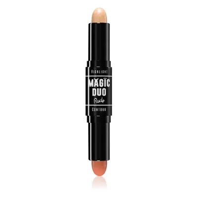 Rude Cosmetics Magic Duo dupla végű kontur ceruza árnyalat Medium 4.5 g