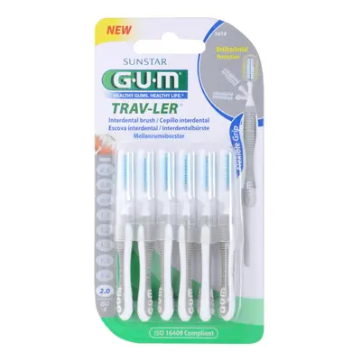 G.U.M Trav-Ler Interdental fogköztisztító kefék 2,0 mm 6 db