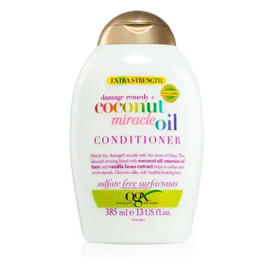 OGX Coconut Miracle Oil erősítő balzsam kókuszolajjal 385 ml