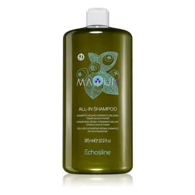 Echosline Maqui All-In finom állagú tisztító sampon hidratáló hatással 975 ml