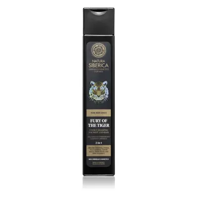 Natura Siberica For Men Only energizáló sampon haj és test 250 ml