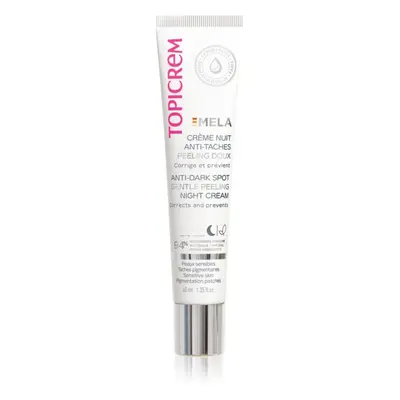 Topicrem MELA Corrective Night Cream éjszakai korrekciós krém a pigment foltok ellen 40 ml