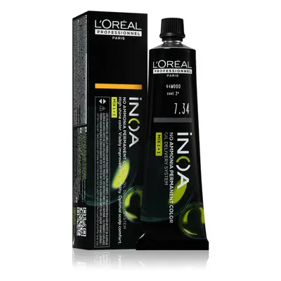 L’Oréal Professionnel Inoa tartós hajfesték ammónia nélkül árnyalat 7.34 60 ml