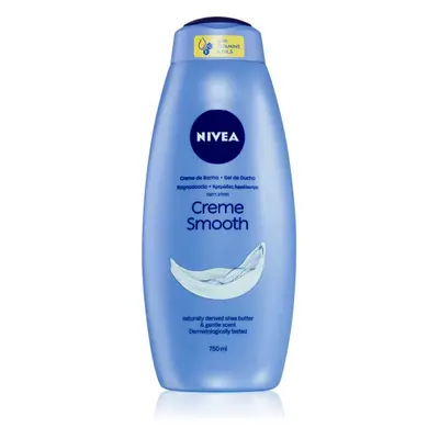 Nivea Creme Smooth krémes tusoló gél 750 ml